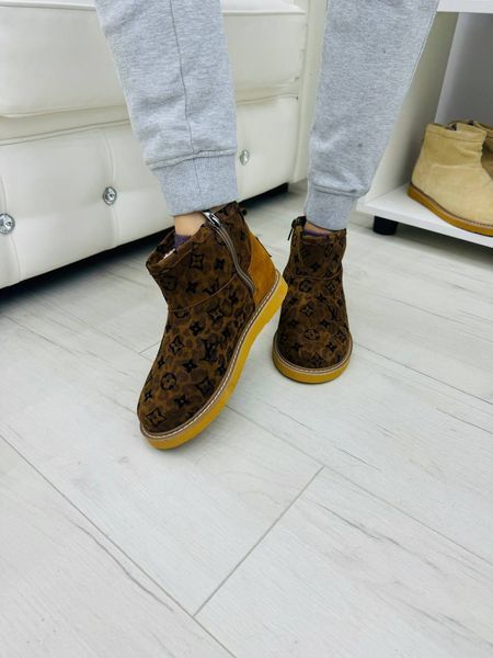 Уггі жіночі нубук міні 30-42 UGG mini фото